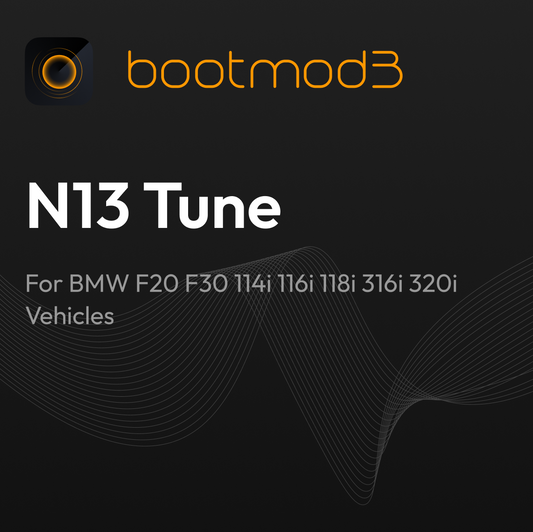 bootmod3 N13 Tune – For BMW (F20 F30) 114i 116i 118i 316i 320i Vehicles