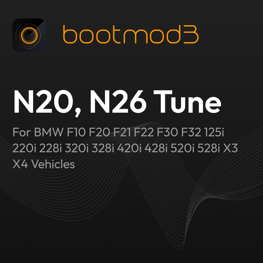 bootmod3 N20 N26 Tune – For BMW (F10 F20 F21 F22 F30 F32) 125i 220i 228i 320i 328i 420i 428i 520i 528i X3 X4 Vehicles