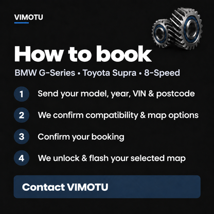 xHP Gearbox Tune – BMW G-Series & Toyota Supra (8-Speed)